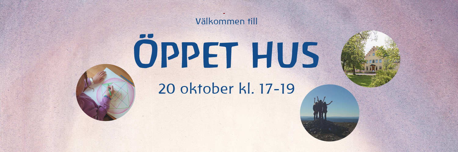 Öppet hus hemsidan HT26 Öppet hus Rudolf Steinerskolan